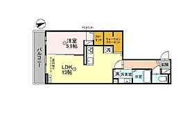 Ｄ－ＲＯＯＭ　正木 202 ｜ 兵庫県姫路市西二階町（賃貸アパート1LDK・2階・47.73㎡） その2