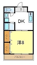 マンションパピルス 303 ｜ 兵庫県加古川市野口町古大内（賃貸マンション1DK・3階・30.24㎡） その2