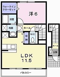 ソレアード2 2階