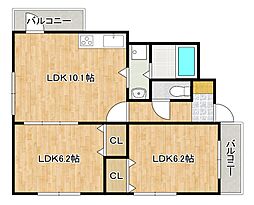 エールハイツ本山 2階