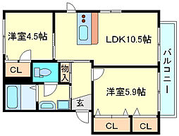 バリュージュ長池 2階