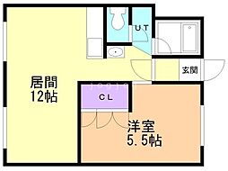 間取図画像 1LDK