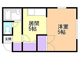 間取図画像 1DK