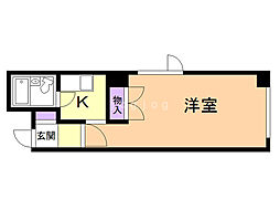 コンセプト21 1Kの間取図画像