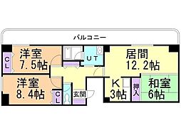 サンタの館医大前 8階/807