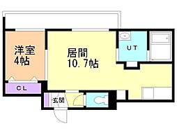 間取図画像 1LDK