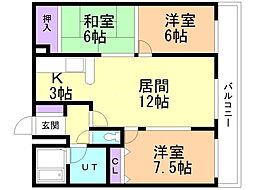 間取図画像 3LDK