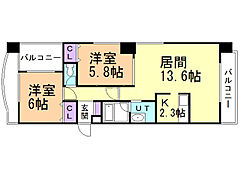 物件の間取り