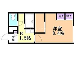 レオパレス南円山 2階/203