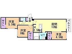 間取図画像 3LDK