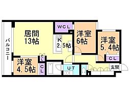 間取図画像 3LDK
