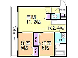 サンステージS17W7 2階/205