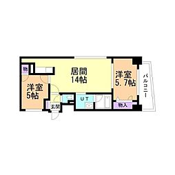 ビッグパレス中島公園 6階/610