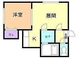 ロージェ・ブルー 1階