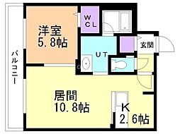 間取図画像 1LDK