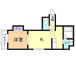 間取図画像 1LDK