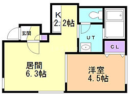 間取図画像 1LDK