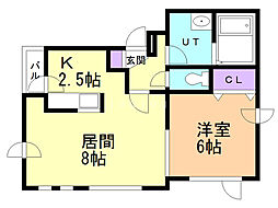 ランティエ西17 4階