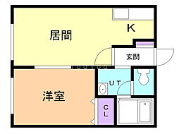 間取図画像 1LDK