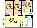 ZABO HILLS 旭山公園通り4階12.6万円