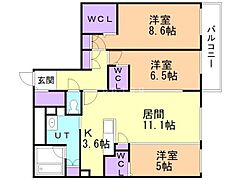 物件の間取り
