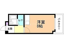 メゾン・ド・レポ ワンルームの間取図画像