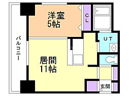 ブロス・ラ・リベルタ 1LDKの間取図画像