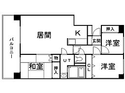 ファインコート山鼻 3LDKの間取図画像