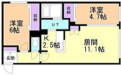 物件の間取り