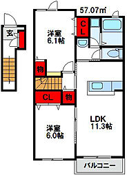 グランドミヤアヴァンセ桜美台 2階