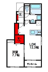 間取図画像 1LDK