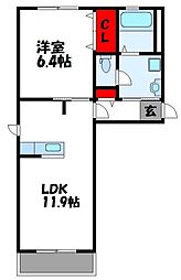 シャーメゾン高盛 B棟 1階