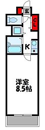 メゾン・ド・エクセル 1Kの間取図画像
