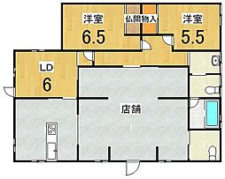 本巣市政田　店舗付き中古戸建