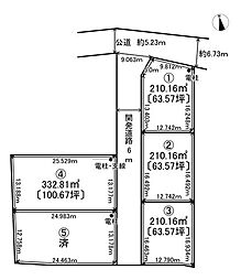 売土地 本巣市下真桑　5区画分譲地