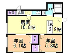 物件の間取り