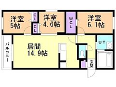 物件の間取り