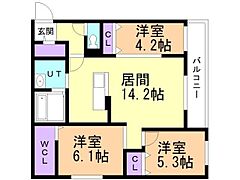 物件の間取り