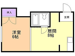 間取図画像 ワンルーム