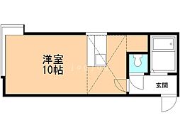 東札幌ステーションハウス 1Kの間取図画像
