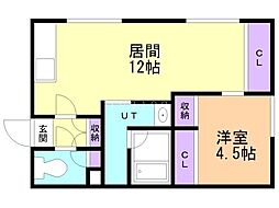 間取図画像 1LDK