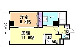 間取図画像 1LDK