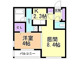 間取図画像 1LDK