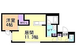 間取図画像 1LDK