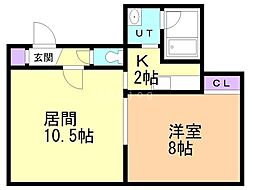 間取図画像 1LDK