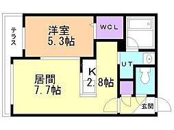 間取図画像 1LDK
