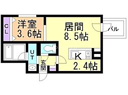 間取図画像 1LDK