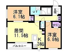 物件の間取り