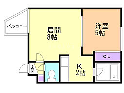 間取図画像 1LDK