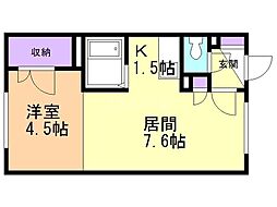 間取図画像 1LDK